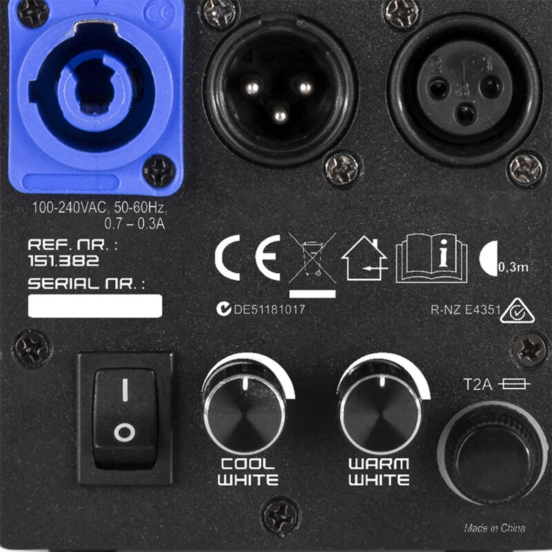 2x BeamZ BTF50Z Mini Fresnel COB LED Theatre Spot Light – White