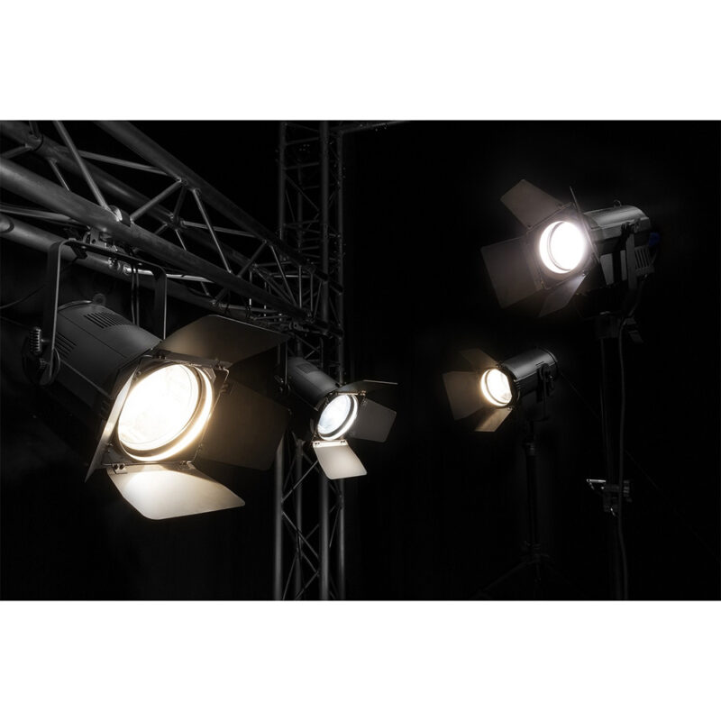 2x BeamZ BTF50Z Mini Fresnel COB LED Theatre Spot Light – White