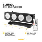 BeamZ Pro LUCID 2.4 LED COB Bar Light with 25 Degree Diffusion Filter