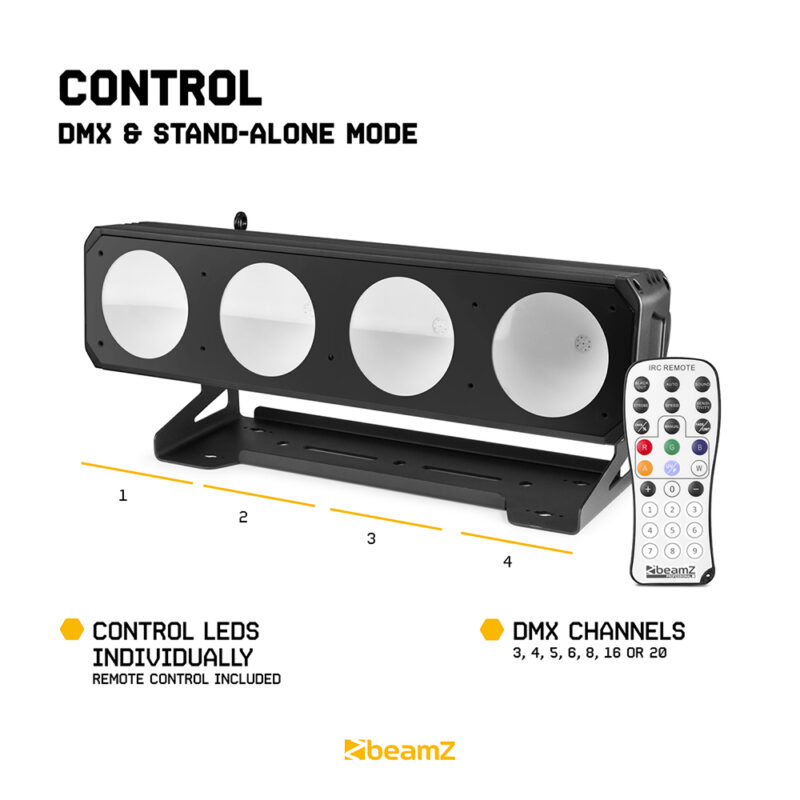 BeamZ Pro LUCID 2.4 LED COB Bar Light with 25 Degree Diffusion Filter