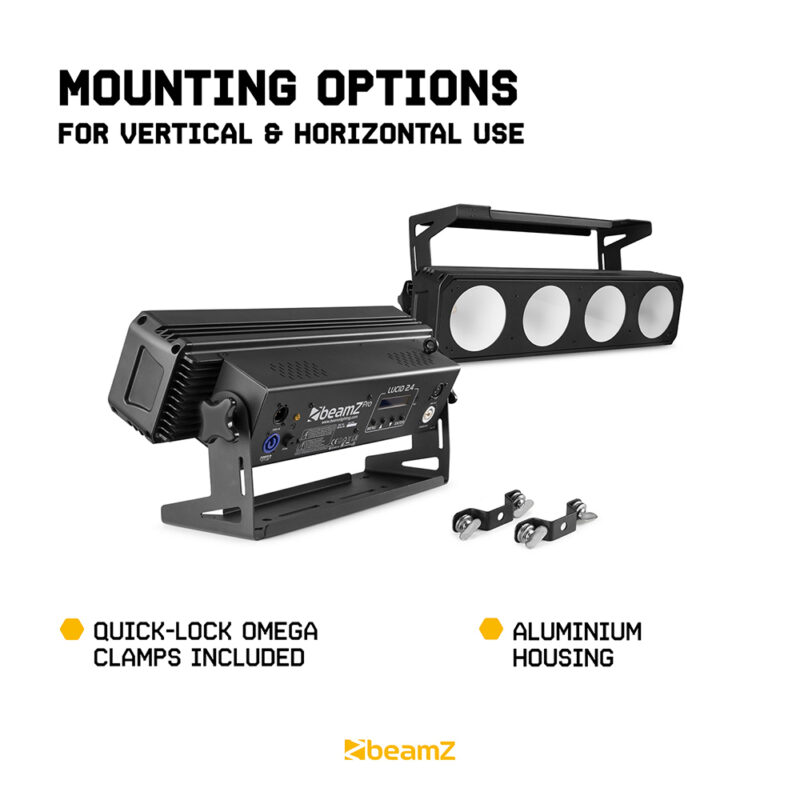 BeamZ Pro LUCID 2.4 LED COB Bar Light with 25 Degree Diffusion Filter