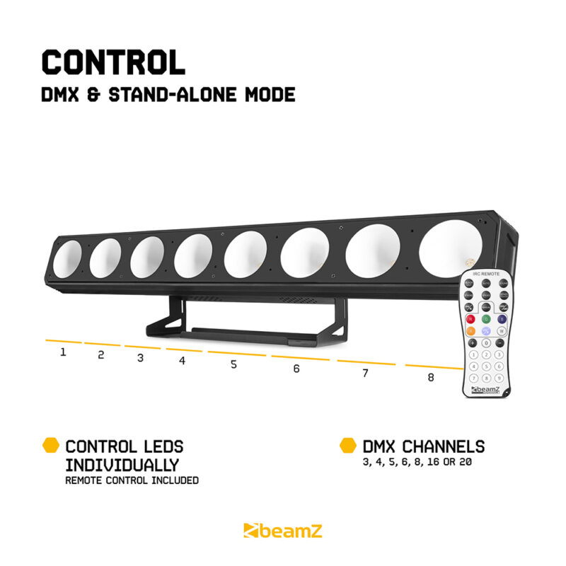 BeamZ Pro LUCID 2.8 LED COB Bar Light with 25 Degree Diffusion Filter
