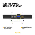 BeamZ Pro LUCID 2.8 LED COB Bar Light with 25 Degree Diffusion Filter