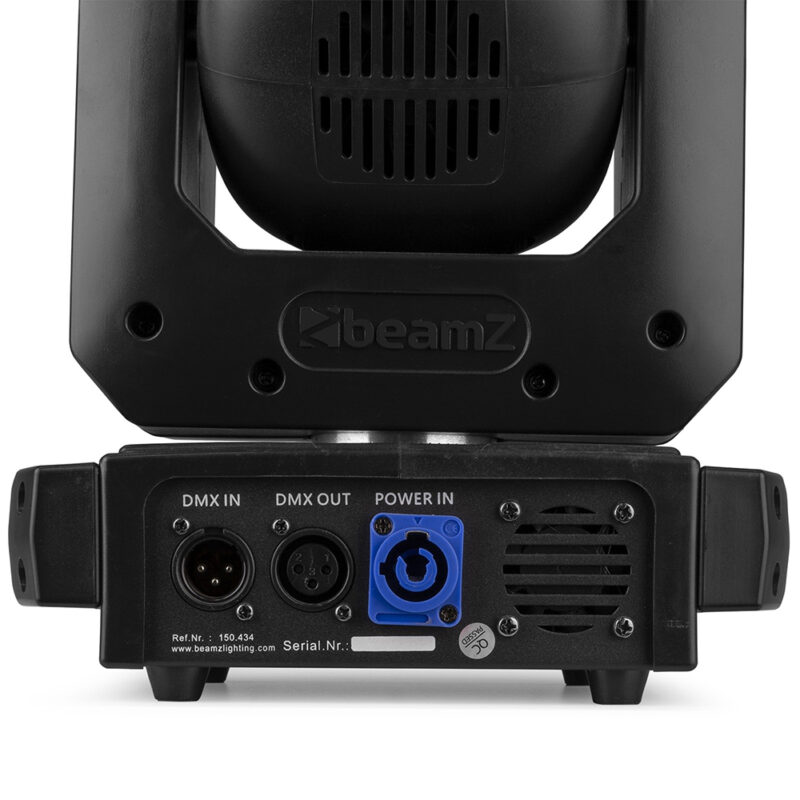 2x BeamZ Cobra 160 100W B-Eye Moving Head Spot Light With Gobo Wheel