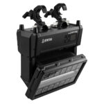 2x BeamZ NUKE1 LED Strobe & Beam Waterproof Wash Light with Flight Case