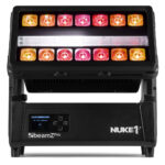 2x BeamZ NUKE1 LED Strobe & Beam Waterproof Wash Light with Flight Case