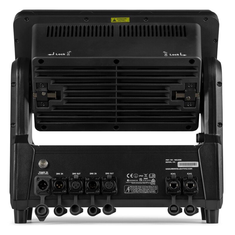 4x BeamZ NUKE1 Motorized LED Waterproof Wash Light with Flightcase
