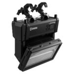 2x BeamZ NUKE2 LED Strobe & Beam Waterproof Wash Light with Flight Case