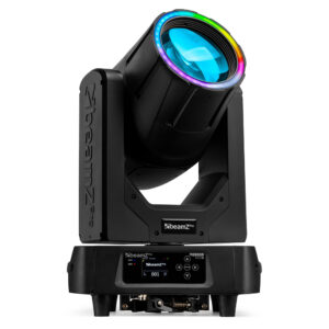 2x BeamZ Pro Nereid380B Outdoor Moving Head Lights & Flight Case