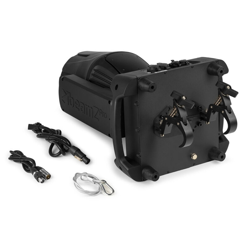 2x BeamZ Pro Nereid380B Outdoor Moving Head Lights & Flight Case