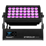 2x BeamZ Pro StarColor1280 Architectural LED Outdoor Wash Lights with Flight Case