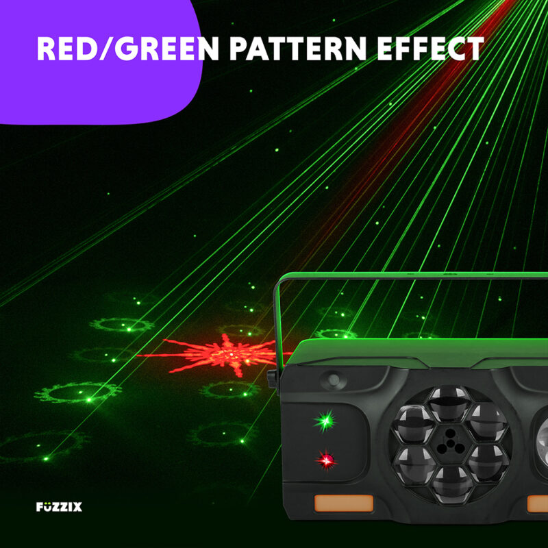 Fuzzix Stellar2 5-in-1 Multi DJ Disco Light Effect – DMX