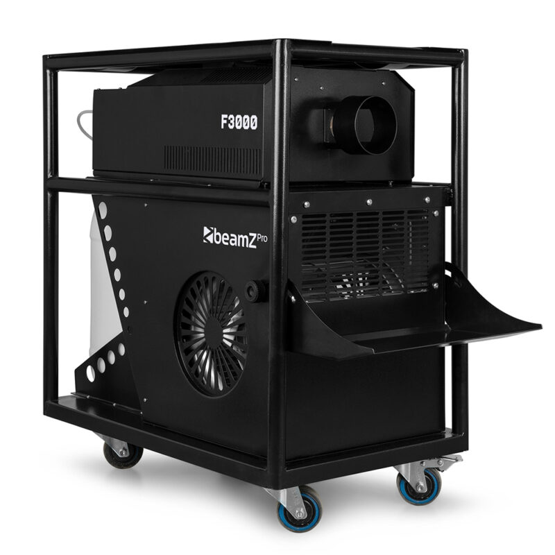 BeamZ Pro F3000 Pro Haze Machine with Trolley – 3200W