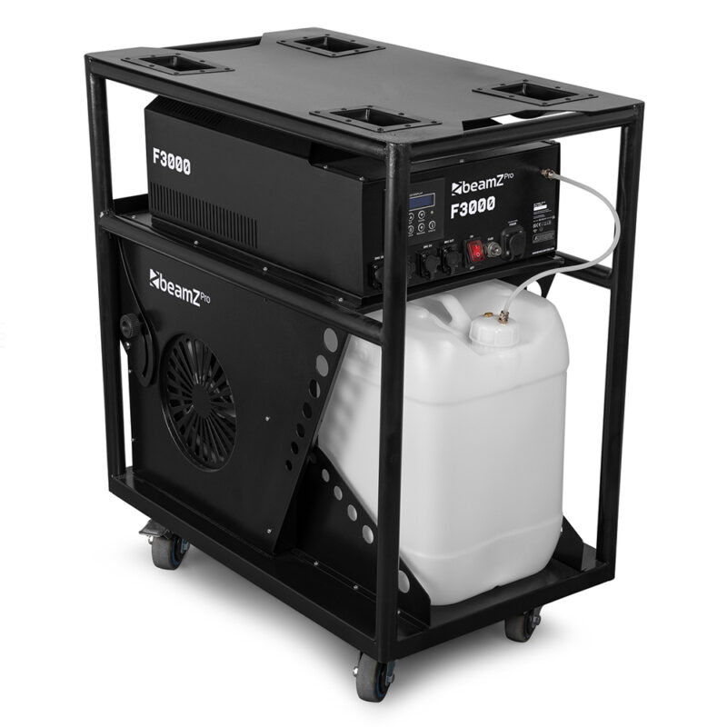BeamZ Pro F3000 Pro Haze Machine with Trolley – 3200W