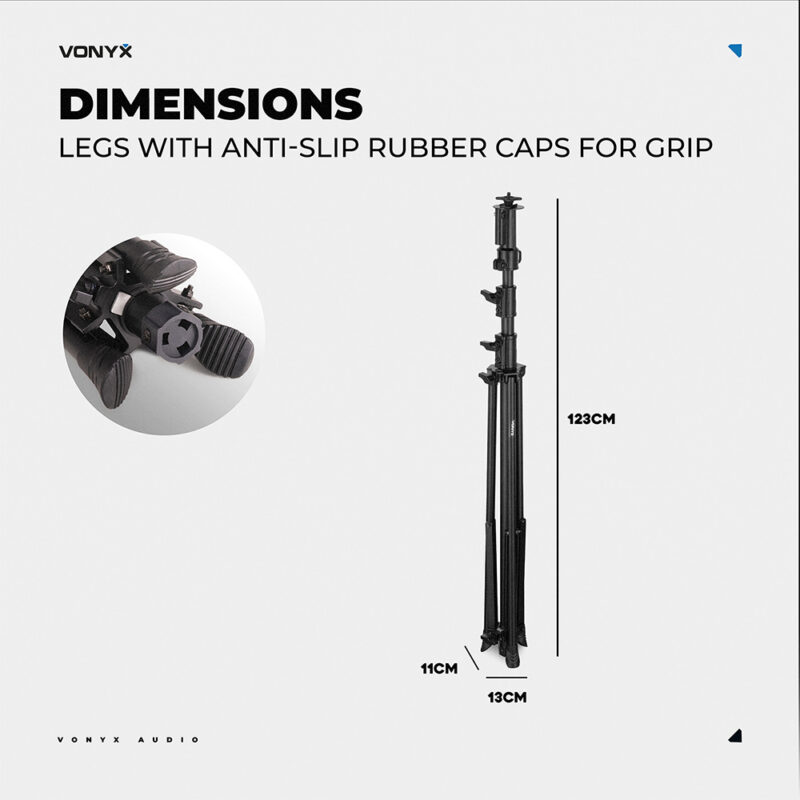 BeamZ Pro LSQ30 Professional Light Stand – 3.0m