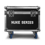 2x BeamZ NUKE1 LED Strobe & Beam Waterproof Wash Light with Flight Case