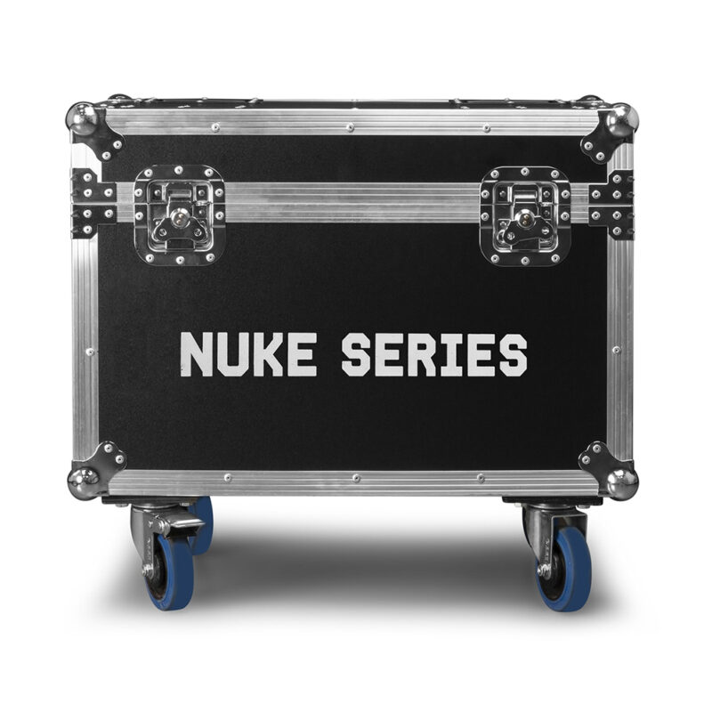 2x BeamZ Pro NUKE3 Strobe/Wash Outdoor Architectural Lights with Flight Case