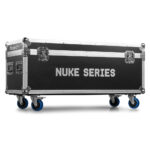 4x BeamZ NUKE2 Motorized LED Waterproof Wash Light with Flightcase