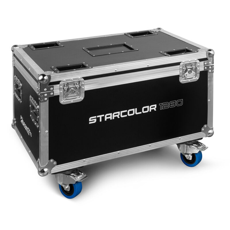 2x BeamZ Pro StarColor1280 Architectural LED Outdoor Wash Lights with Flight Case