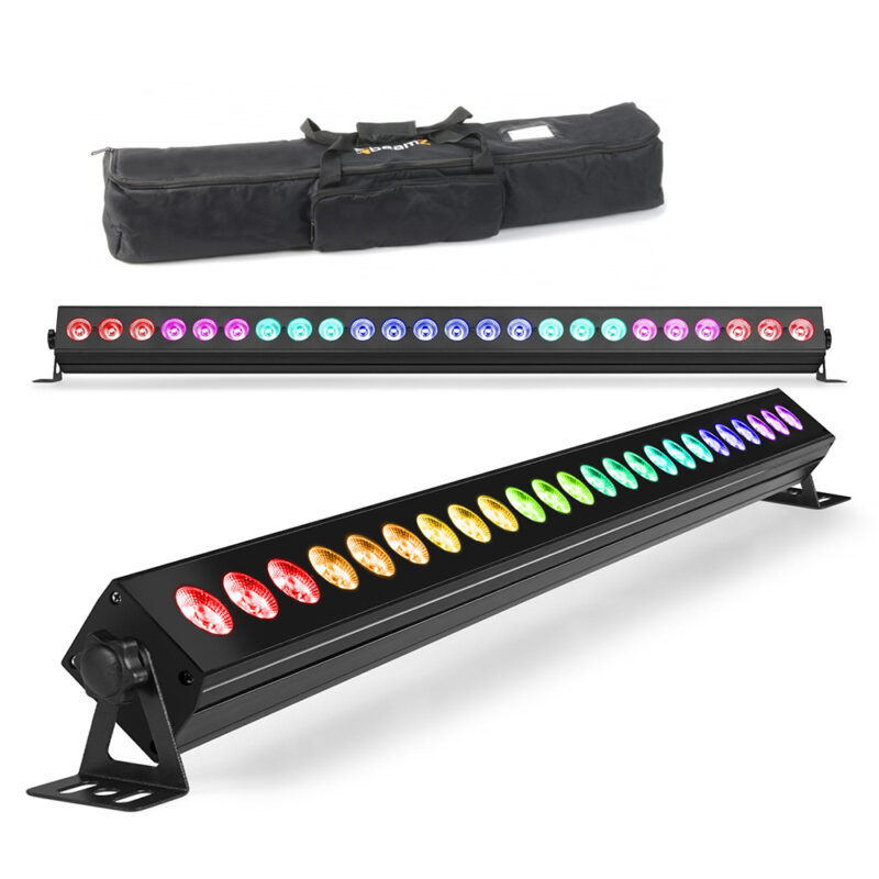 2x BeamZ LCB246 Aluminium LED Light Bar with Soft Case