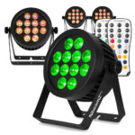 4x BeamZ PRO BWA534 Weatherproof LED Par Can Light – IP65 – 12x15W