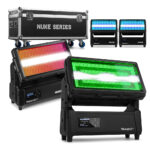 4x BeamZ NUKE2 Motorized LED Waterproof Wash Light with Flightcase