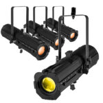 4x BeamZ Professional BTS250C COB LED Theatre Profile Spotlight – RGBW