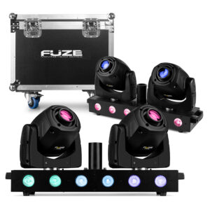 2x BeamZ BTF300Z Fresnel Zoom Light – 300W LED Warm White