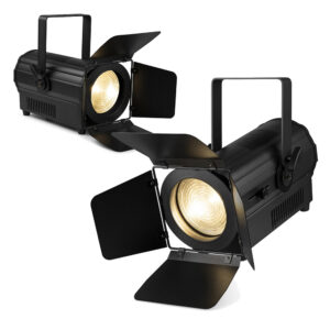 2x BeamZ Professional BTF200Z COB LED Fresnel Theatre Spot Light – White