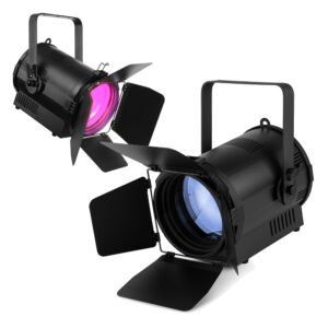 4x BeamZ BTF300Z Fresnel Zoom Light – 300W LED Warm White