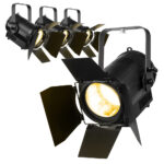 4x BeamZ Professional BTF100Z COB LED Fresnel Theatre Spot Light – White