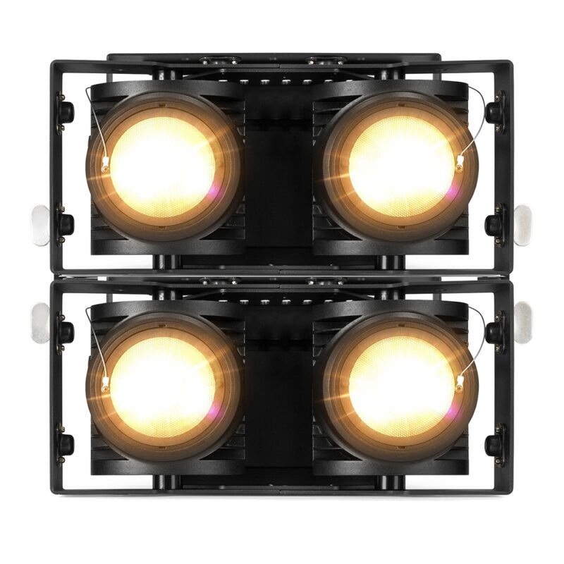 2x BeamZ Pro SB220IP Weatherproof Stage Blinder – IP65 2x100W WW/A