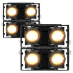 4x BeamZ Pro SB220IP Weatherproof Stage Blinder – IP65 2x100W WW/A