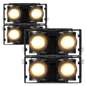 2x BeamZ Pro SB220IP Weatherproof Stage Blinder – IP65 2x100W WW/A