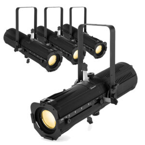4x BeamZ Professional BTS200 COB LED Theatre Profile Spotlight - White