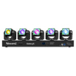 BeamZ Galaxy5 DMX Moving Head Light Bar – 5x 40W