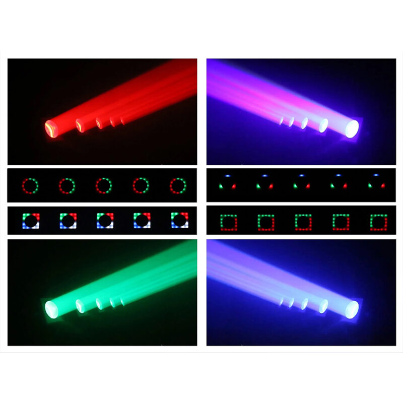 BeamZ Galaxy5 DMX Moving Head Light Bar – 5x 40W