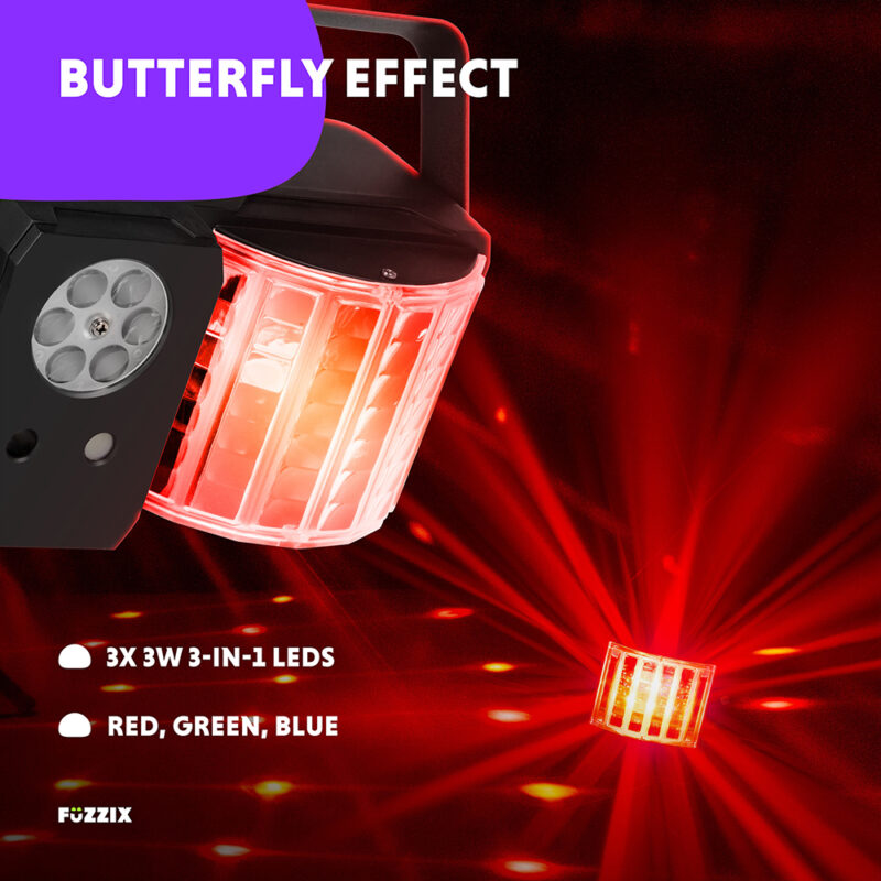 Fuzzix Stellar1 5-in-1 Multi DJ Disco Light Effect – DMX