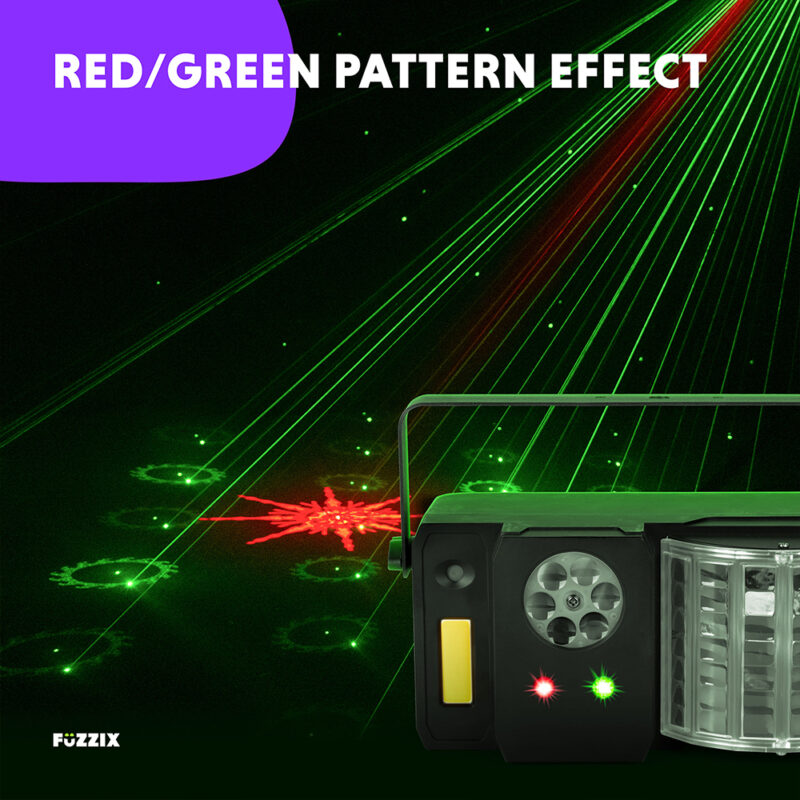 Fuzzix Stellar1 5-in-1 Multi DJ Disco Light Effect – DMX