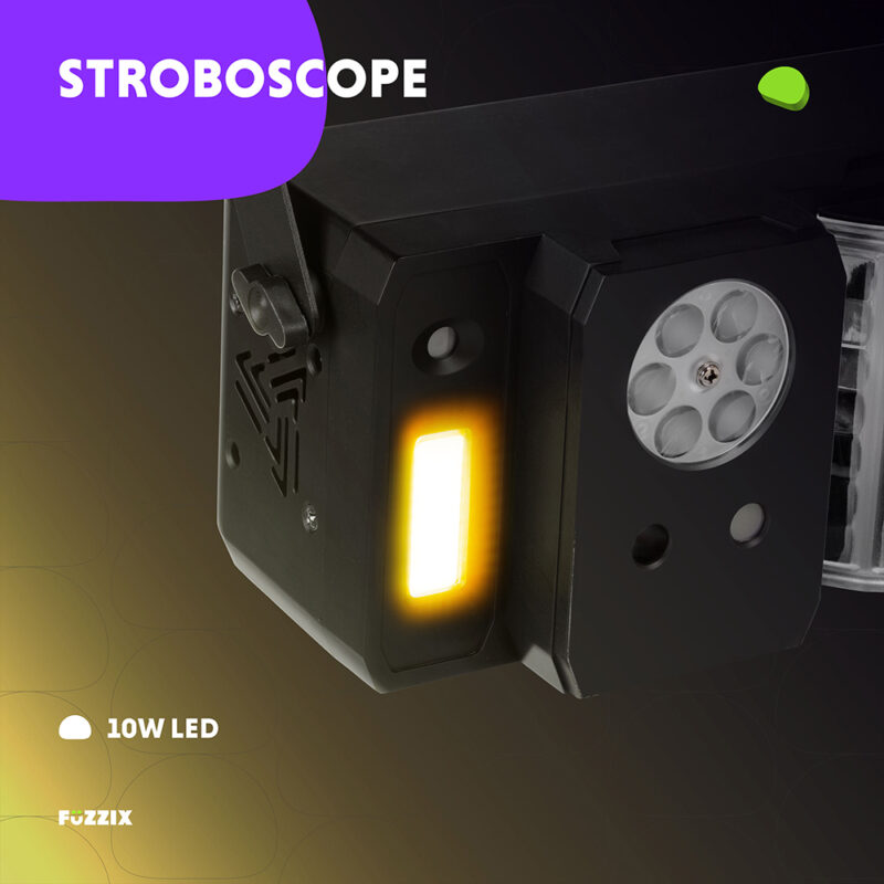 Fuzzix Stellar1 5-in-1 Multi DJ Disco Light Effect – DMX