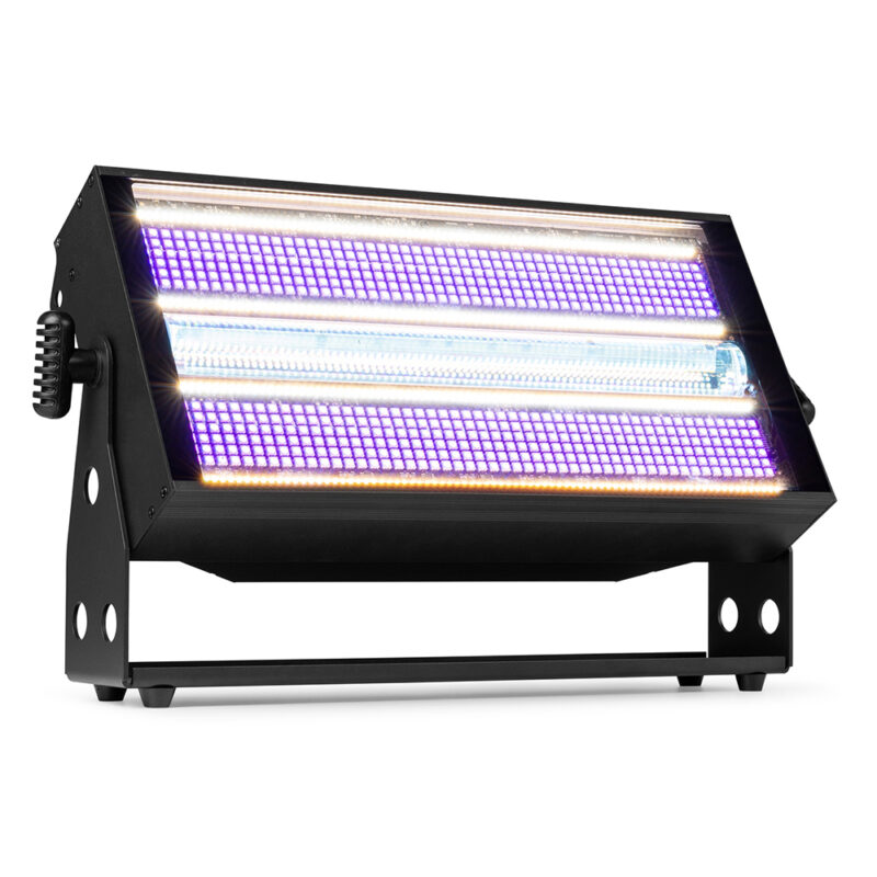 BeamZ BS1200 Stroboscope Stage Blinder & LED Wash Combi Light – RGB+CW