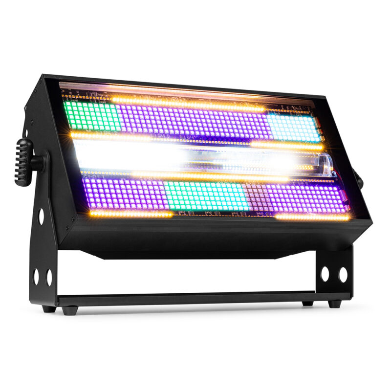 BeamZ BS1200 Stroboscope Stage Blinder & LED Wash Combi Light – RGB+CW