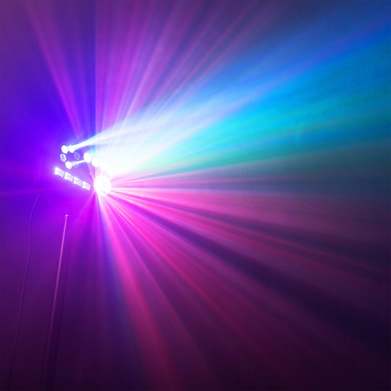 BeamZ Shimmer2 Multi LED Home DIsco Party Light – Sound Activated