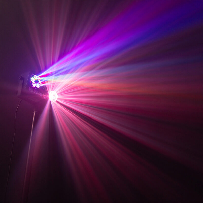 BeamZ Shimmer2 Multi LED Home DIsco Party Light – Sound Activated