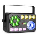 BeamZ Shimmer4 Multi LED Home DIsco Party Light – Sound Activated