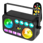 BeamZ Shimmer6 Multi LED Home DIsco Party Light – Sound Activated