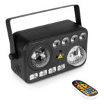 BeamZ Shimmer6 Multi LED Home DIsco Party Light – Sound Activated