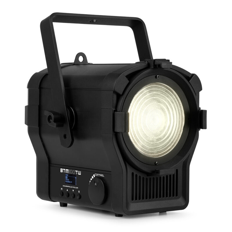 BeamZ Pro BTM100TW 100W Fresnel LED Spot Light with Zoom – WW/CW