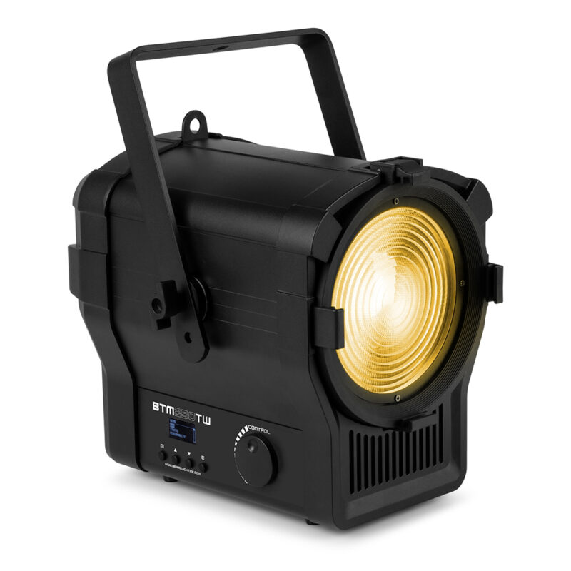 BeamZ Pro BTM250TW 250W Fresnel LED Spot Light with Zoom – WW/CW