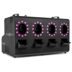 BeamZ Cyclone200 Professional Smoke Bubble Machine with Lights & DMX